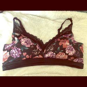 Torrid Floral Microfiber Lightly Padded Bralette